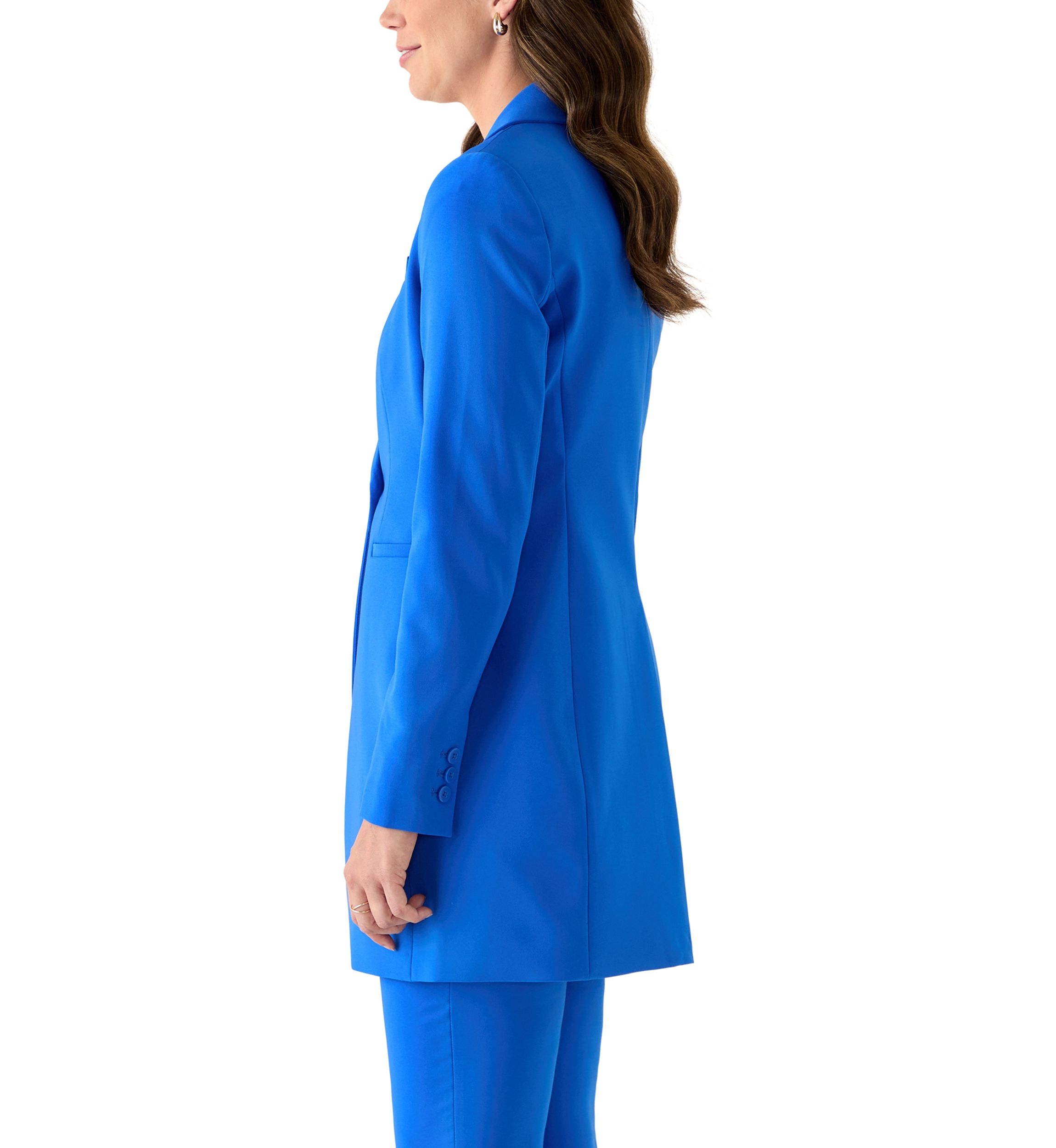 Womens One Button Topper