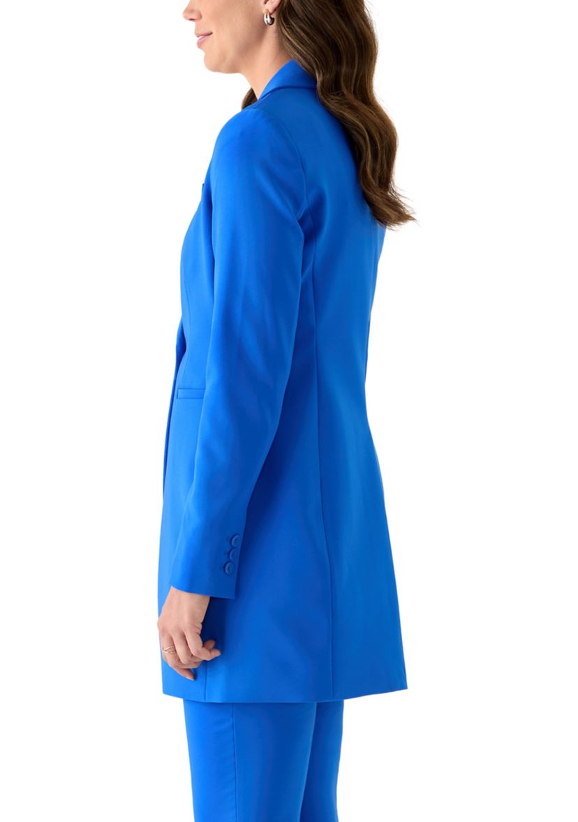 Womens One Button Topper
