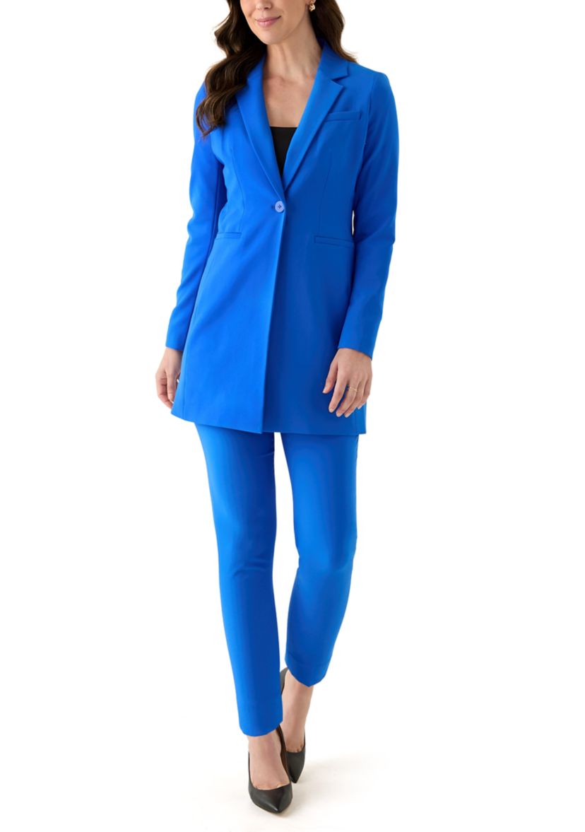 Womens One Button Topper