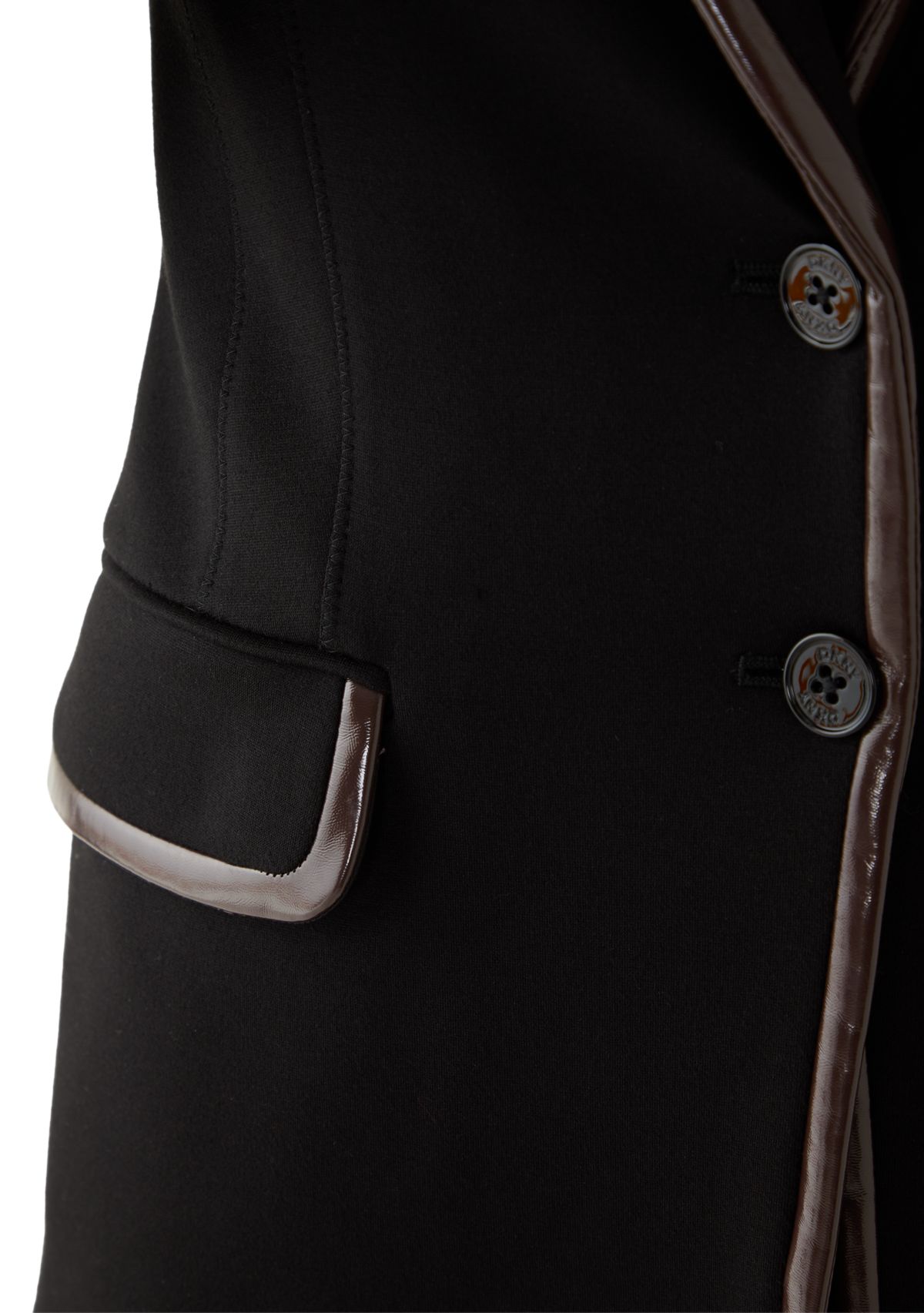 Womens 2 Button Notch Collar Blazer