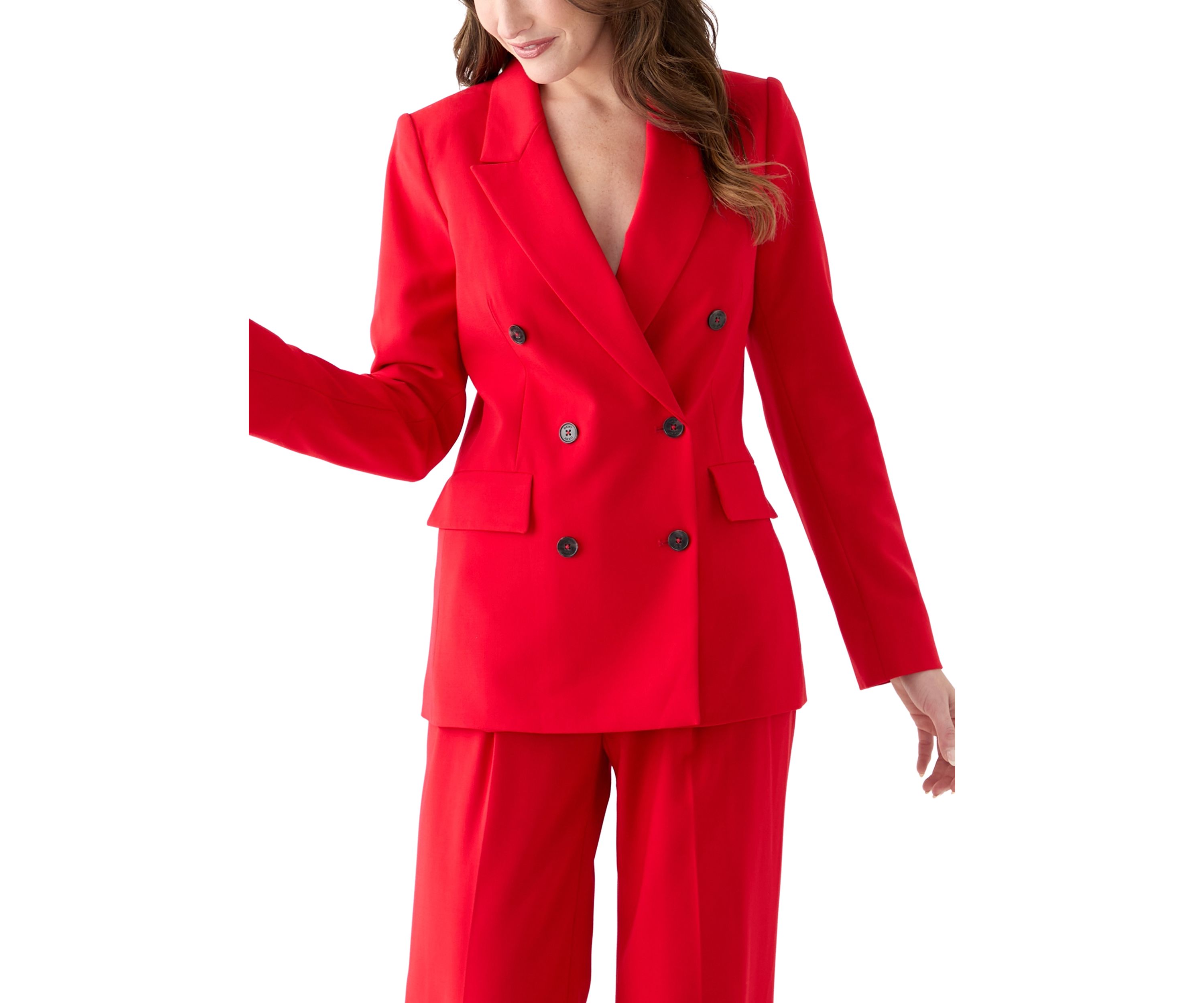 Womens Double Breasted Suit Jacket