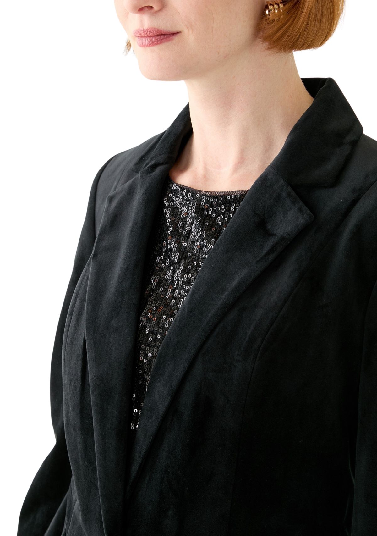 Womens Velvet Topper