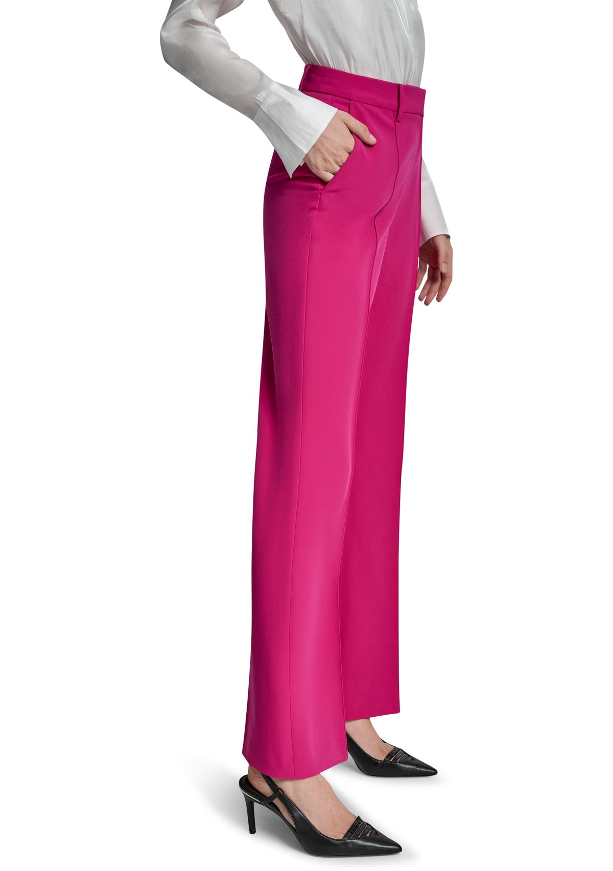 Womens Wide Leg Pants with Seam