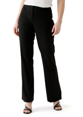 DKNY Women's Modern Fit Pants, Black, 14