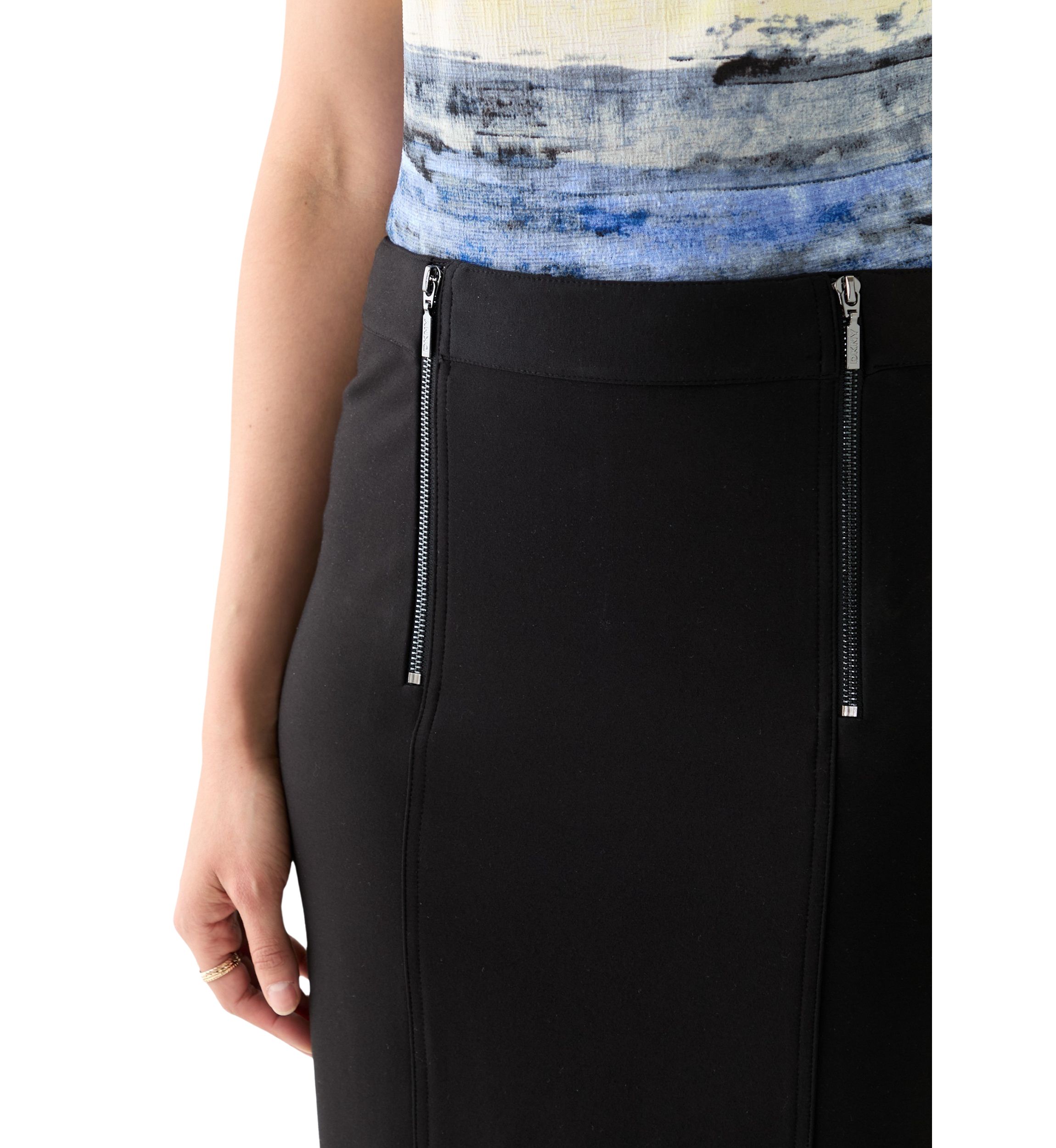 Womens Double Zip Skirt