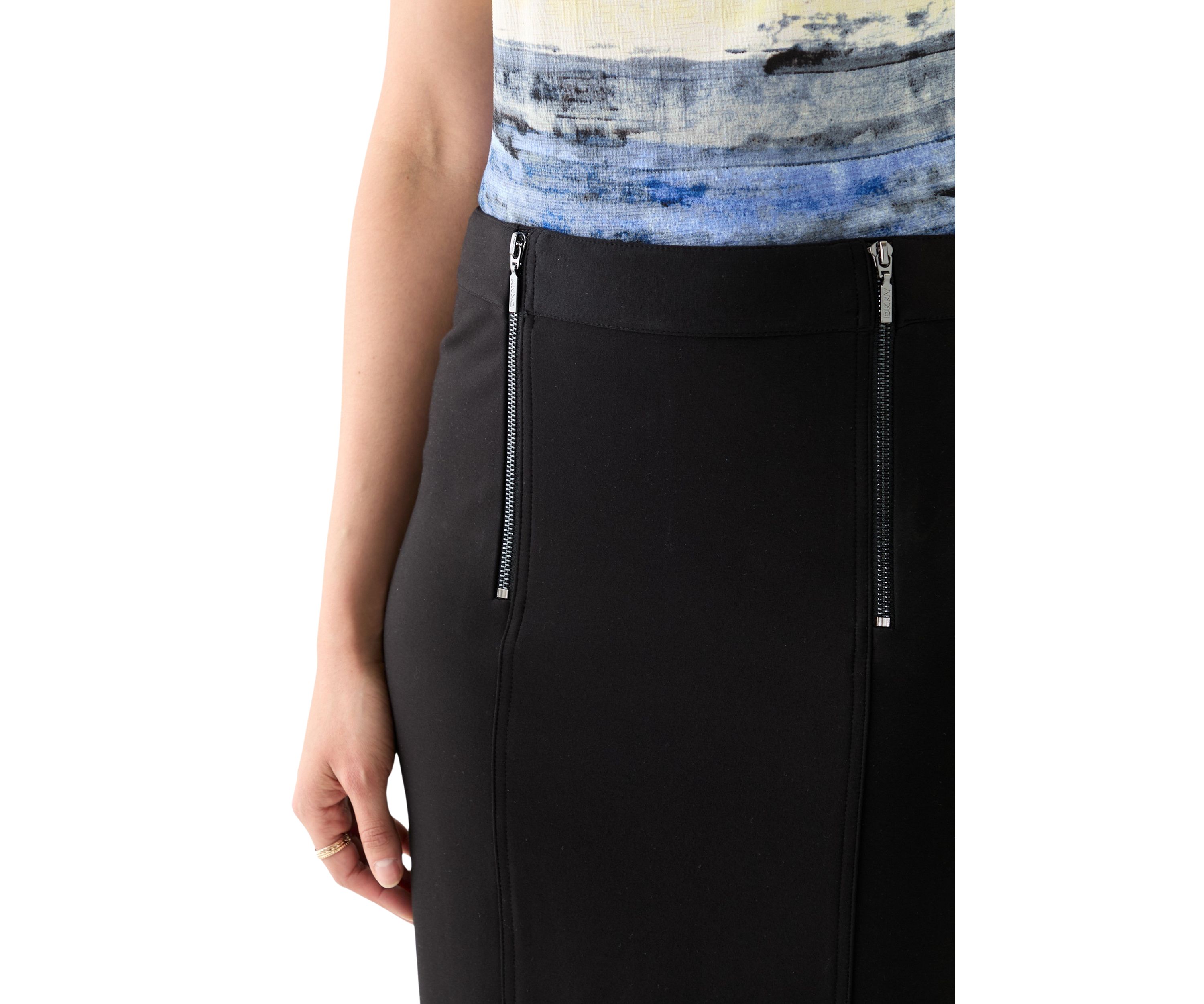 Womens Double Zip Skirt