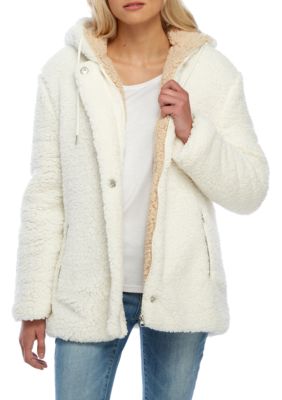 C&C California® Zip Front Fun Fur Jacket | belk