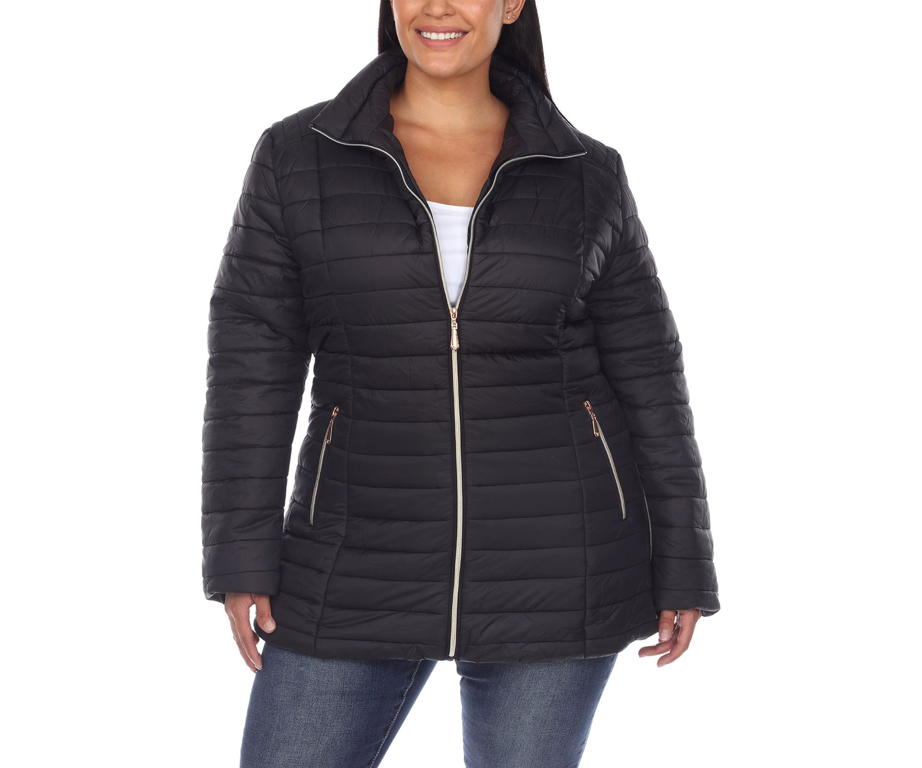 Plus Size Puffer Coat 