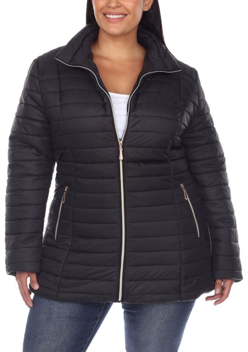 Plus Size Puffer Coat 