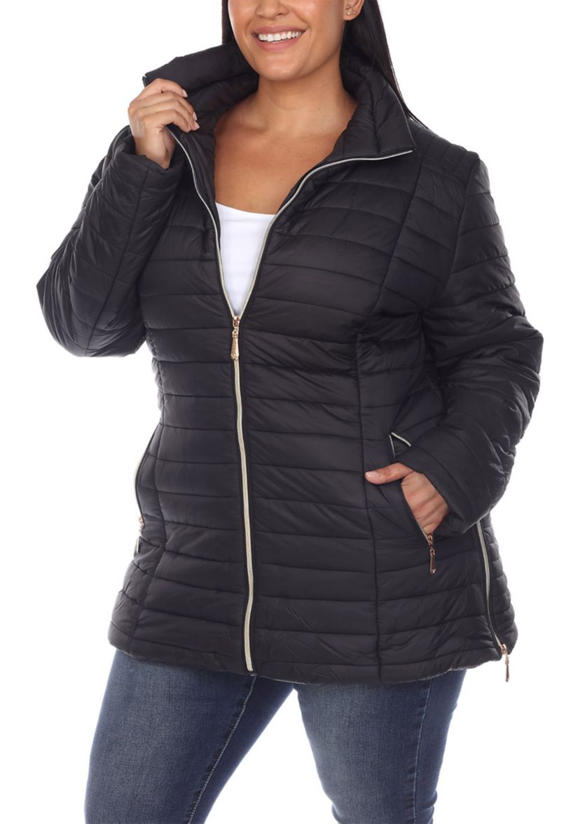 Plus Size Puffer Coat 