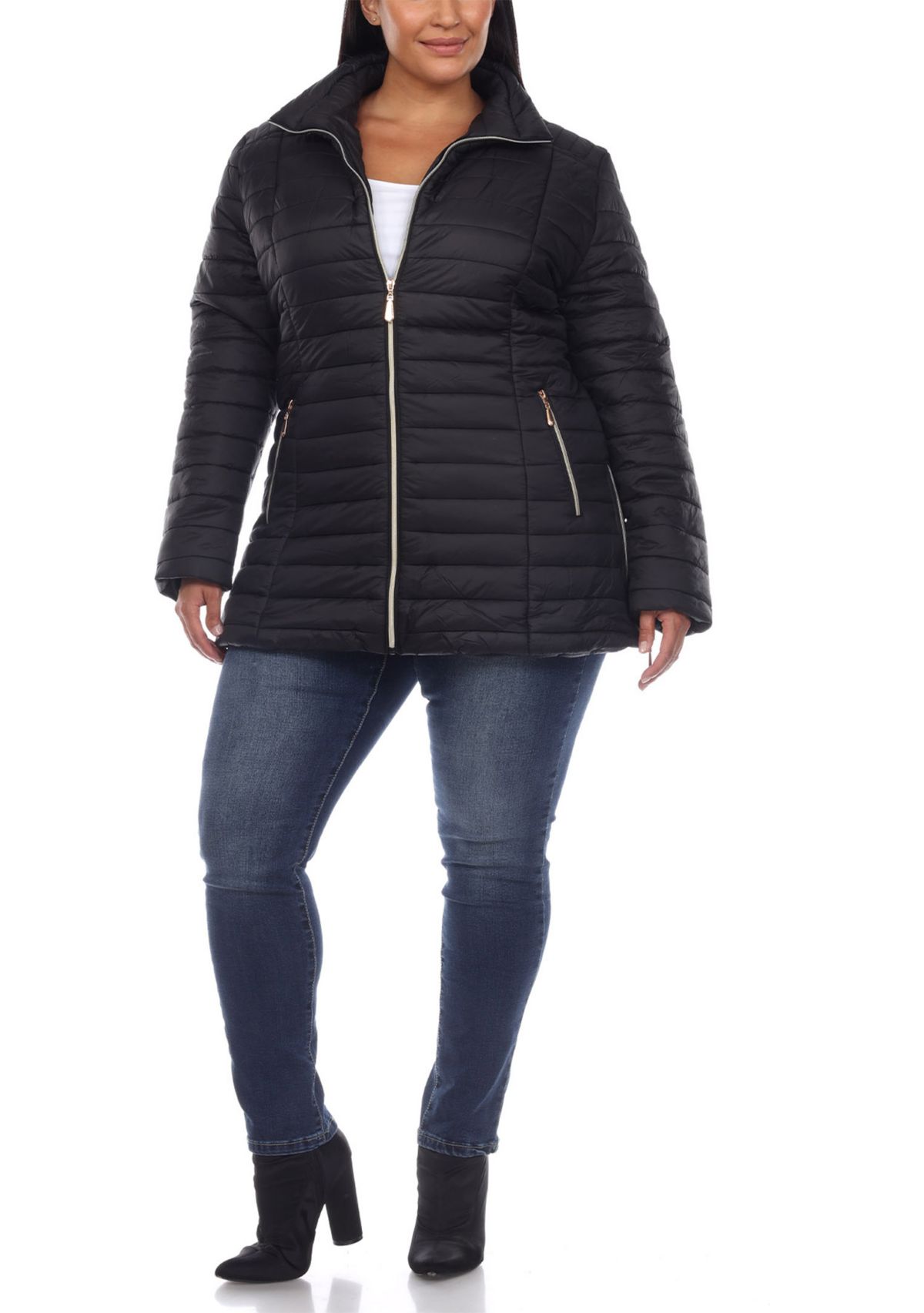 Plus Size Puffer Coat 
