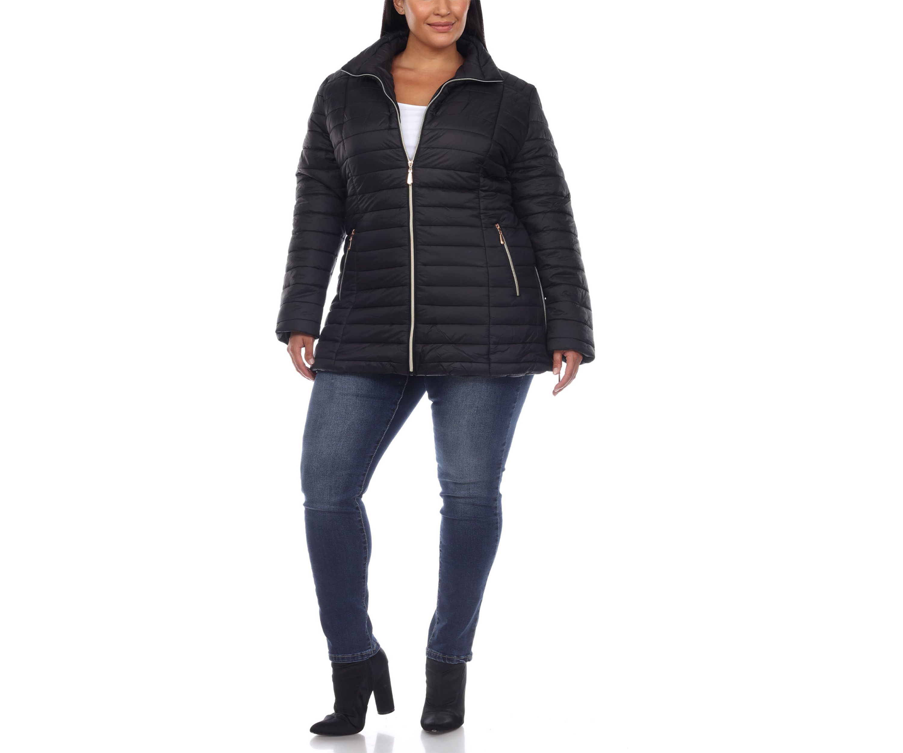 Plus Size Puffer Coat 