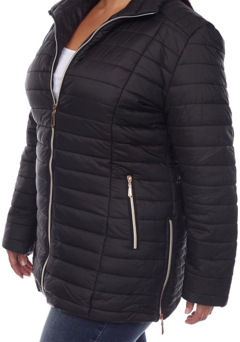 Plus Size Puffer Coat 