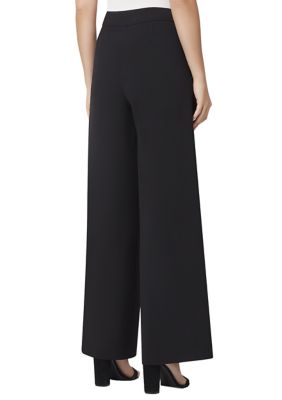 Tahari Asl Women S Pebble Crepe Wide Leg Pants Belk