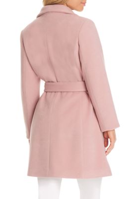 Vince camuto layered wool blend outlet coat