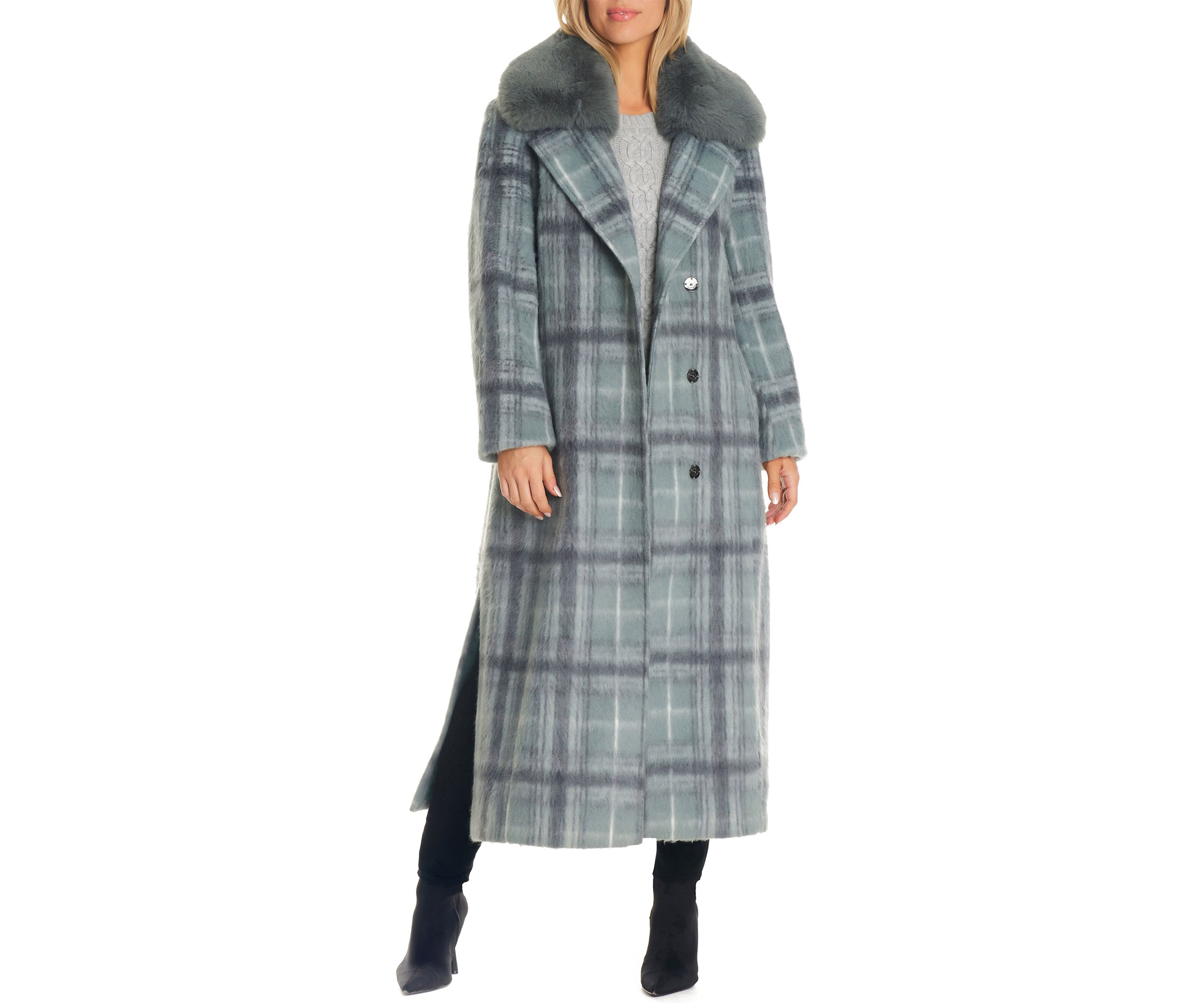 Novelty Maxi Wrap Coat