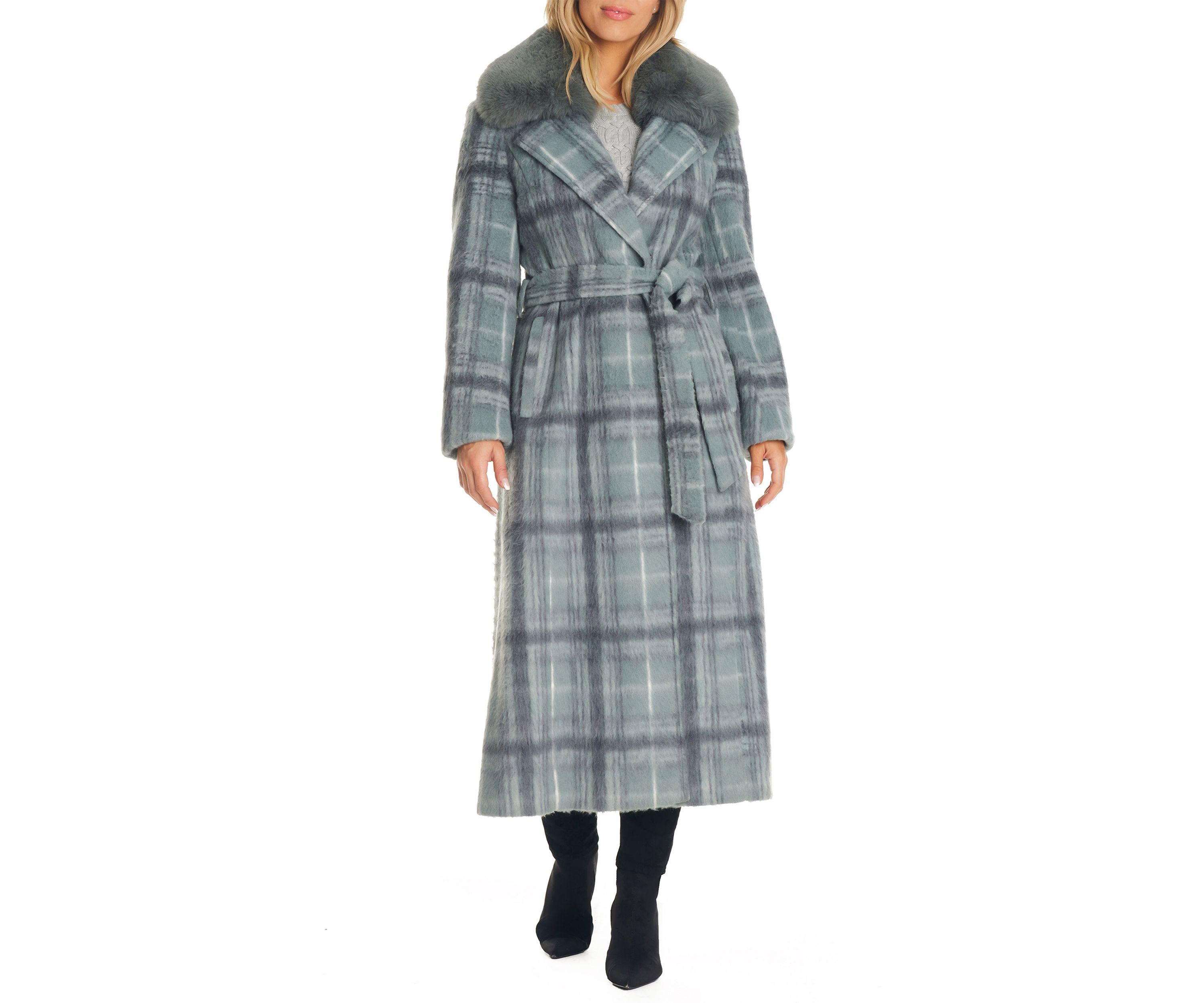 Novelty Maxi Wrap Coat