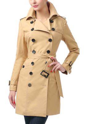 Kimi & Kai Waterproof Double Breasted Trench Coat