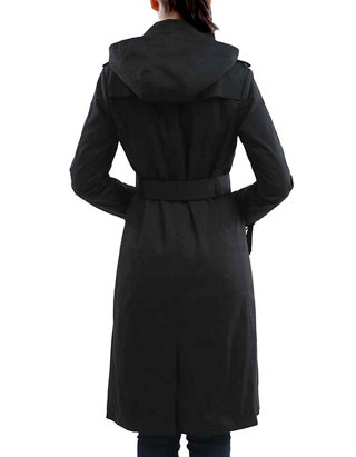 Long Trench Coat, Long Waterproof Trench Coat With Hood Womens