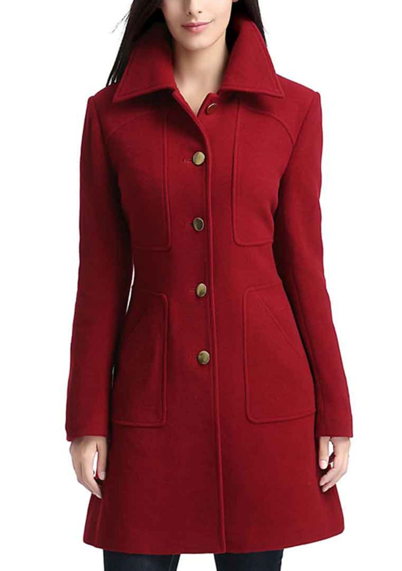 Womens Liz Wool Walking Coat