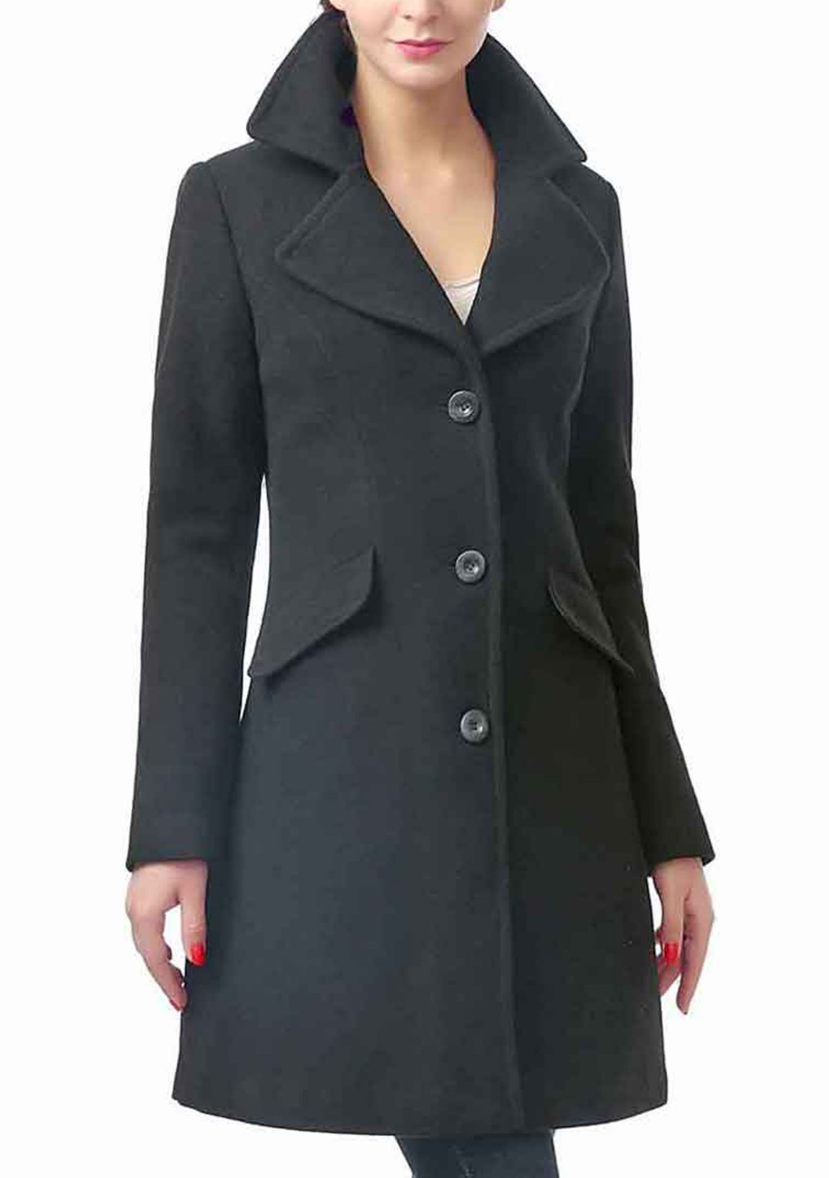 Womens Sasha Wool Walking Coat