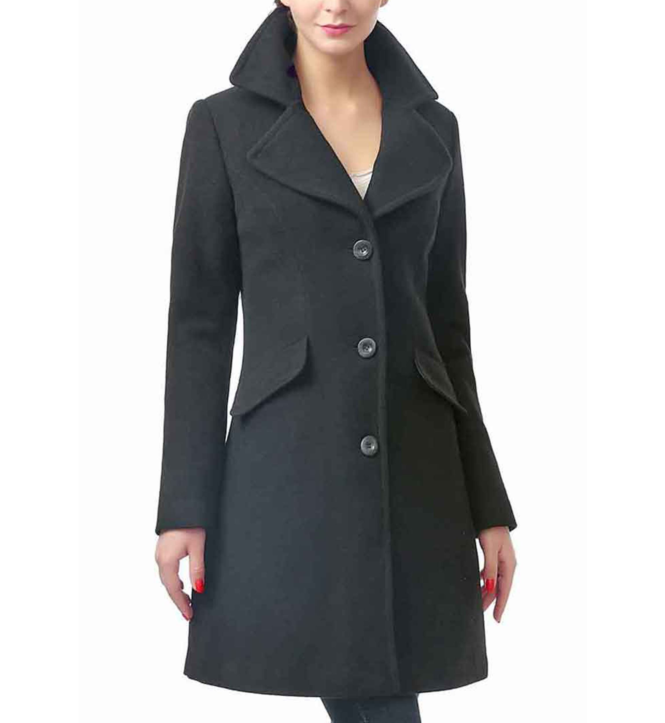 Womens Sasha Wool Walking Coat