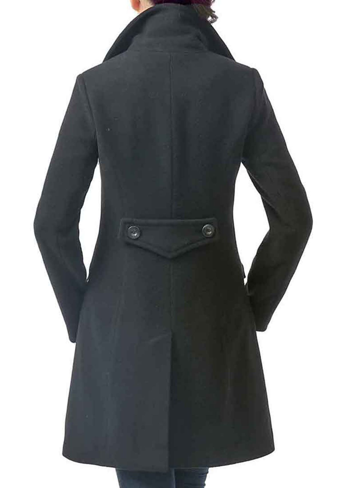 Womens Sasha Wool Walking Coat