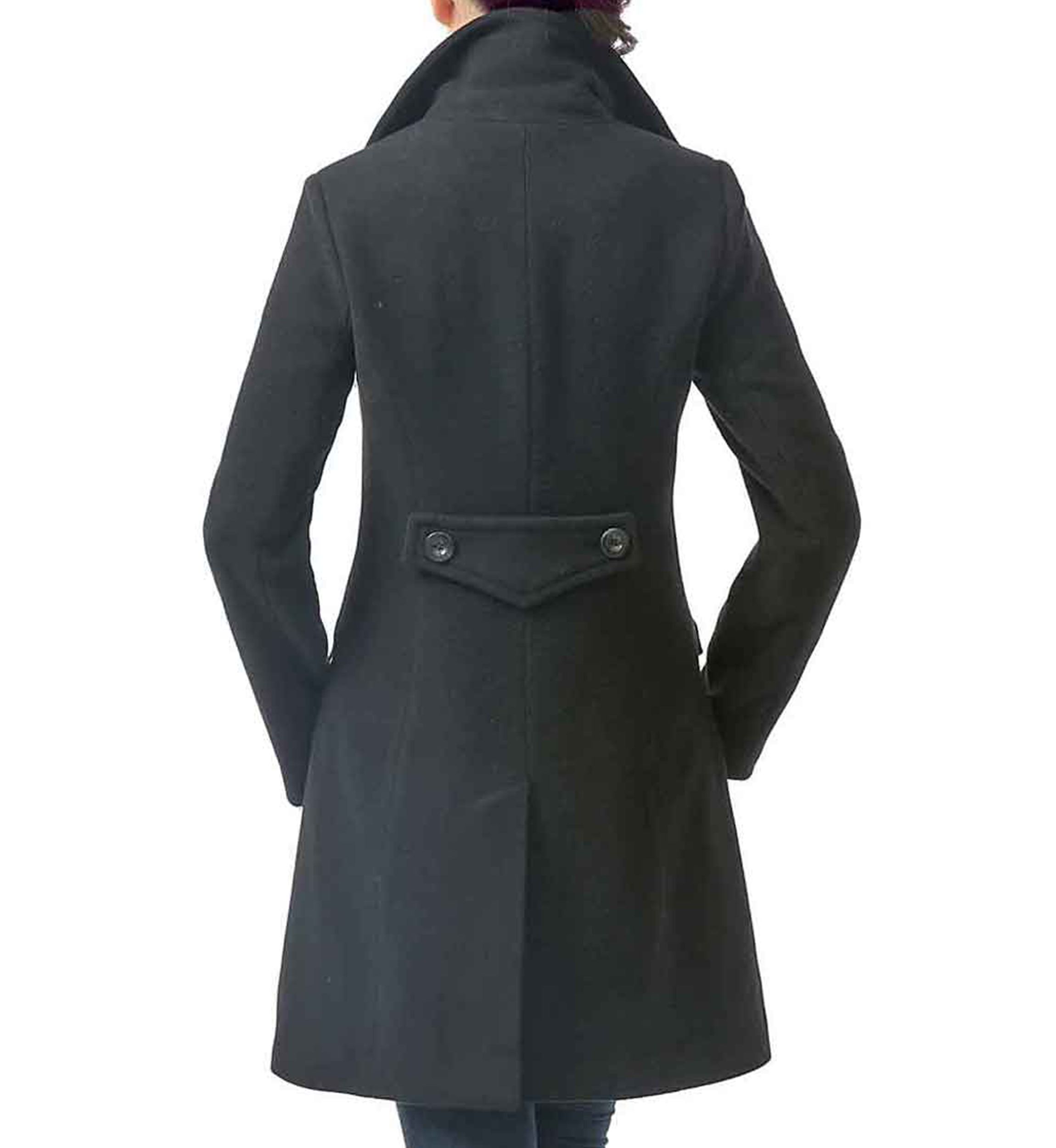 Womens Sasha Wool Walking Coat