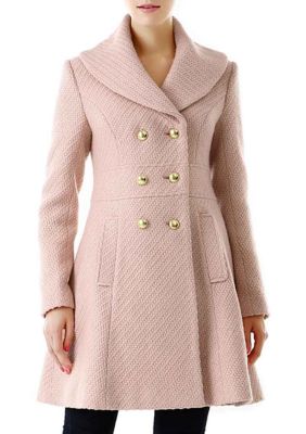 Kimi Kai Maternity Mia Wool Blend Fold Collar Coat Belk