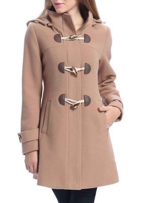 Kimi & Kai Women's Daisy Hooded Wool Toggle Coat | belk