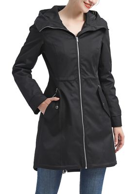 Kimi & Kai Women's Alaia Zip-Out Lined Hooded Raincoat, Black, X-Large -  0194124070343