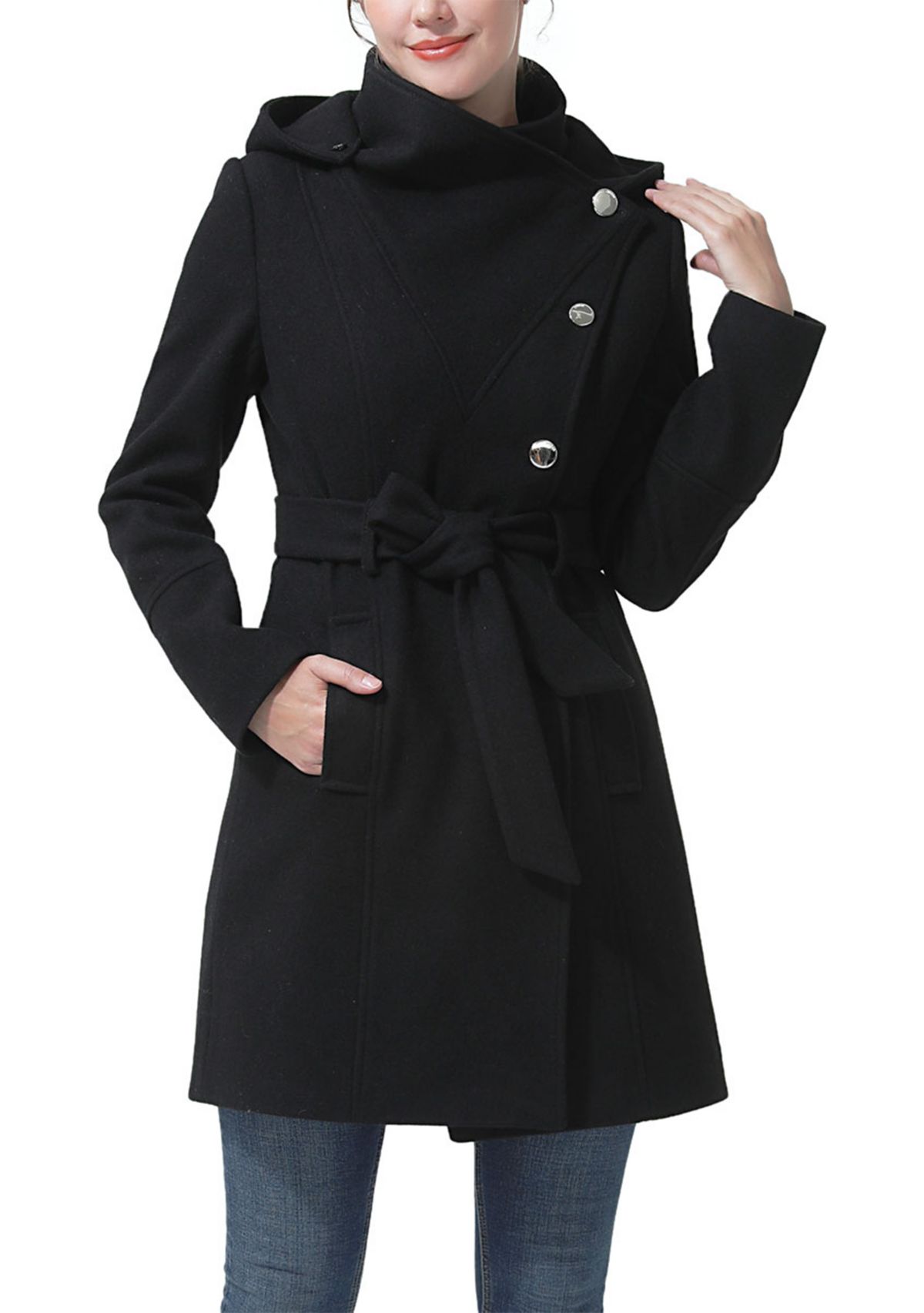 Womens Karsyn Wool Coat