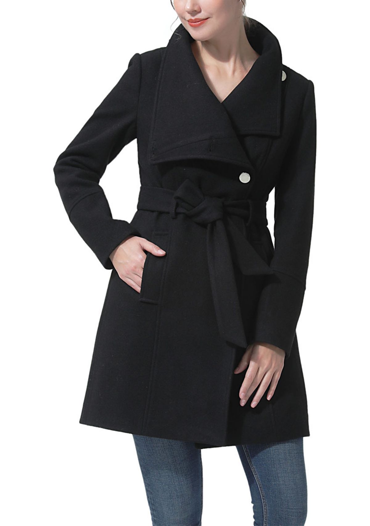Womens Karsyn Wool Coat