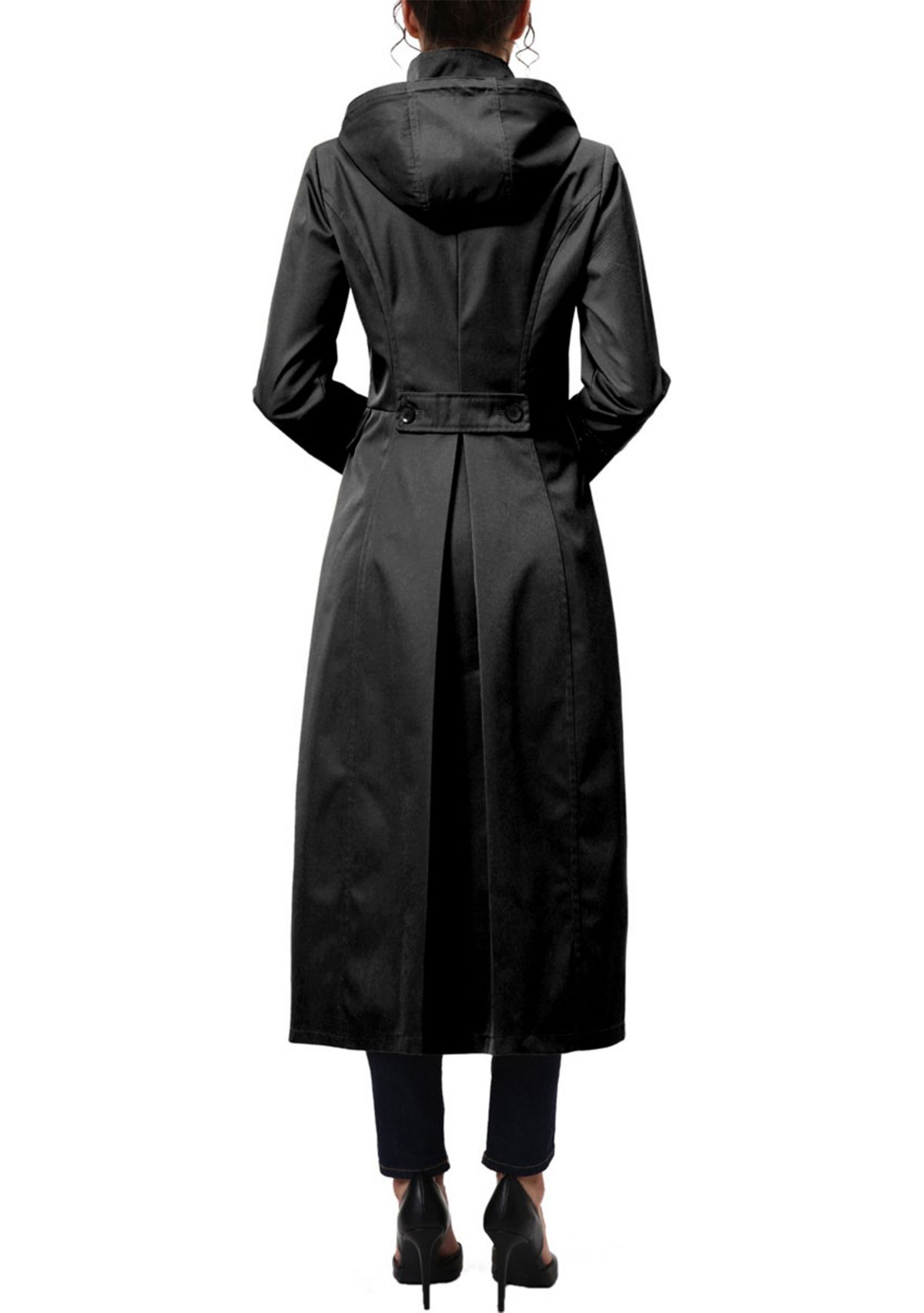 Womens Kathryn Long Trench Coat