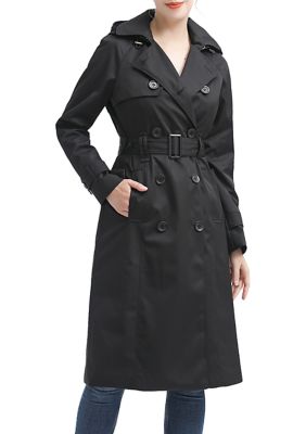 Kimi & Kai Women's Belted Wool Blend Boucle Trench Coat | belk