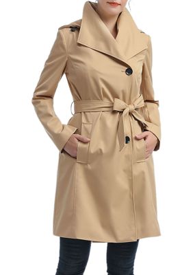 Kimi Kai Women s Elsa Waterproof Hooded Trench Coat belk