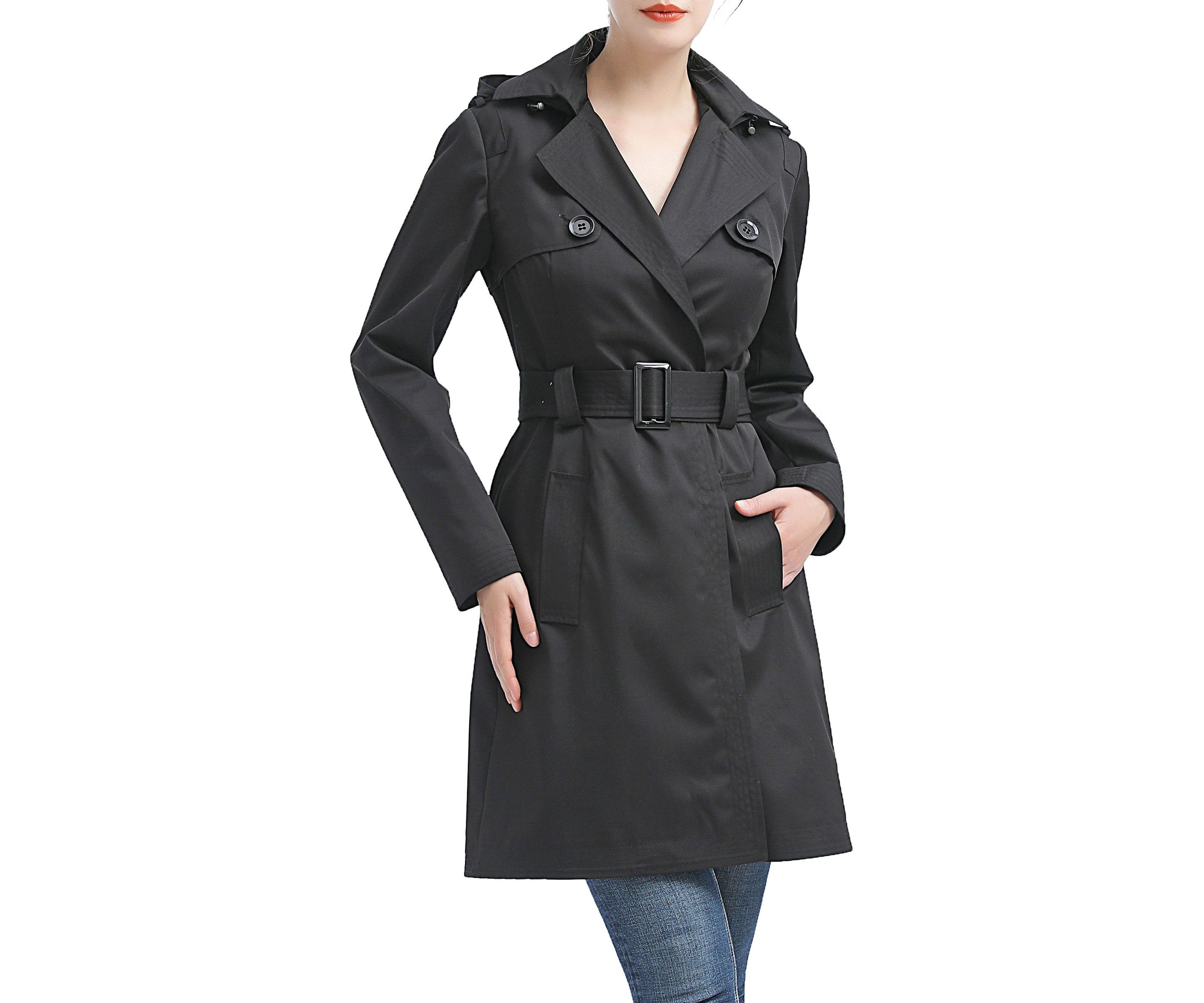 Angie Waterproof Hooded Trench Coat