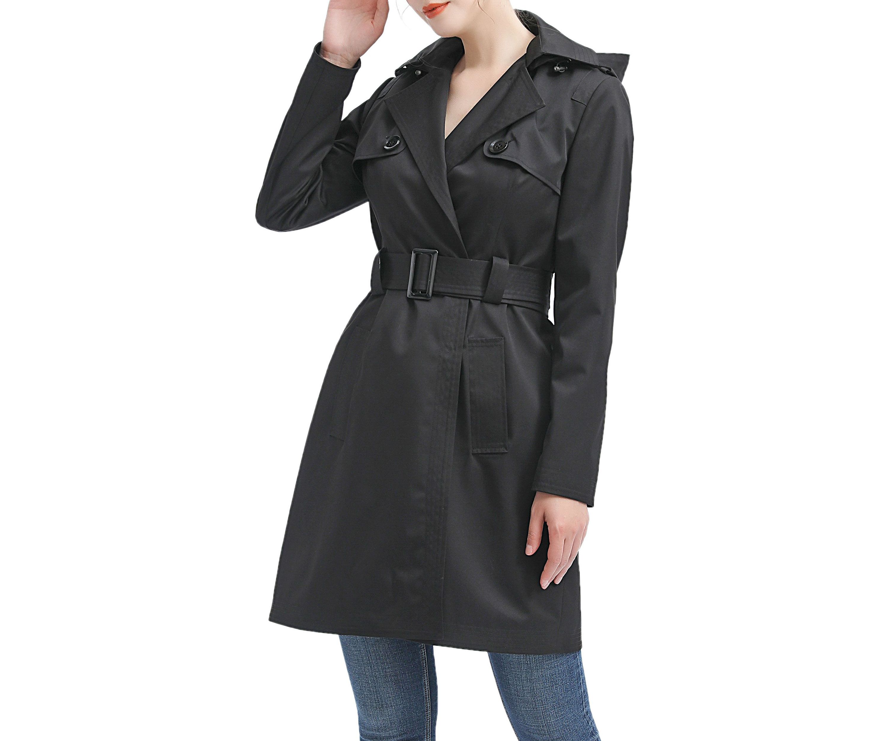 Angie Waterproof Hooded Trench Coat