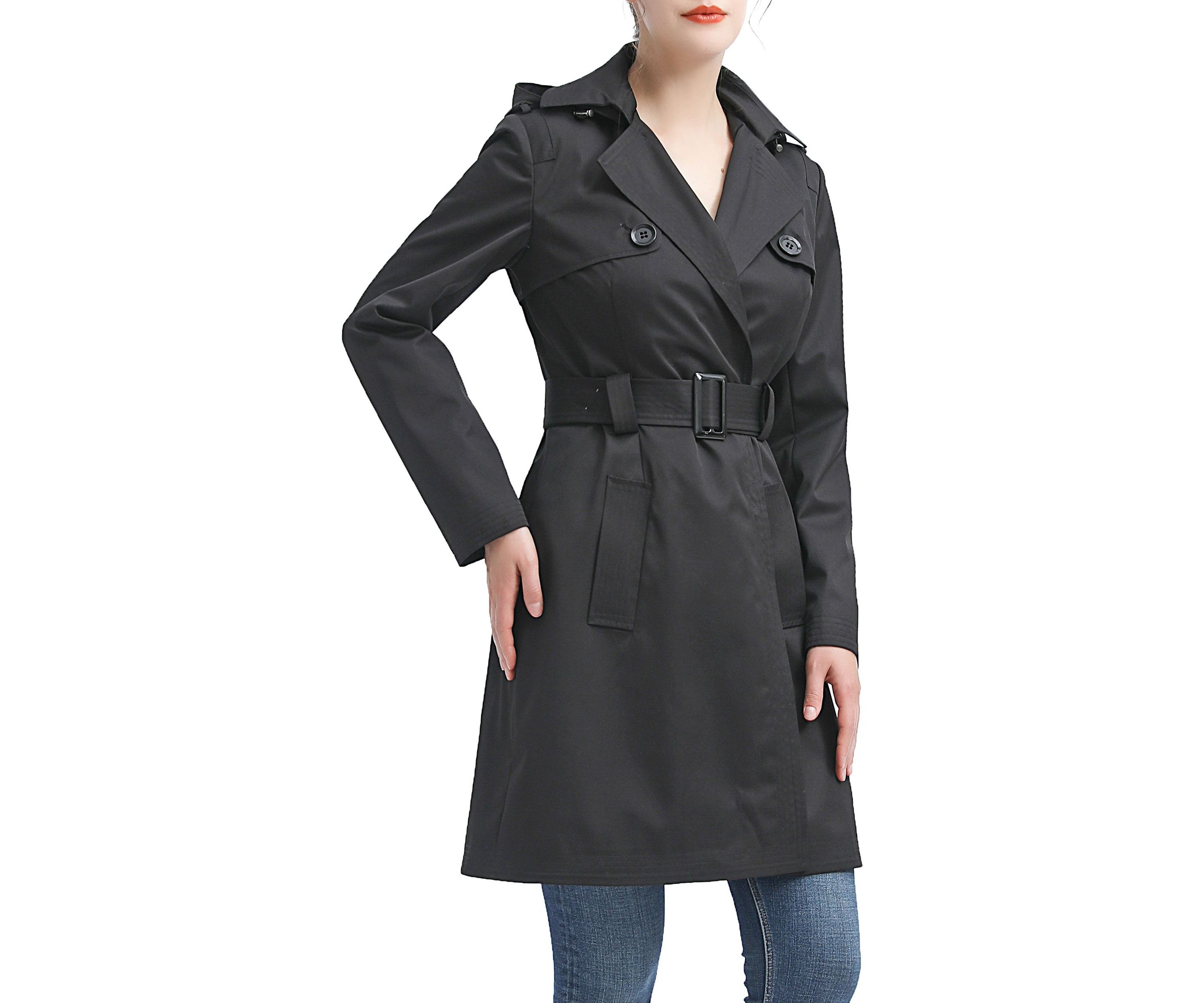 Angie Waterproof Hooded Trench Coat