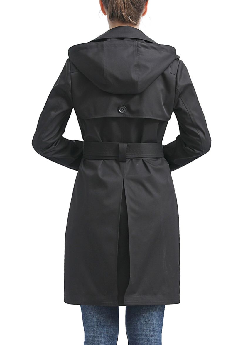 Angie Waterproof Hooded Trench Coat