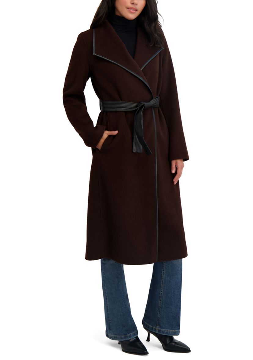Juliette Long Line Wrap Coat