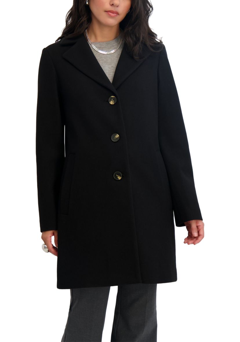 Womens Three Button Coat