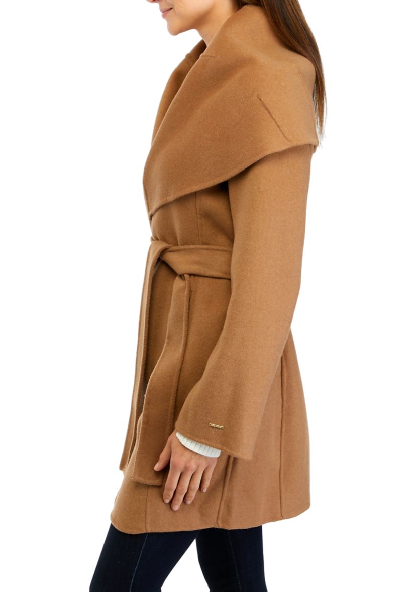 Womens Marilyn 34" Drape Collar Coat