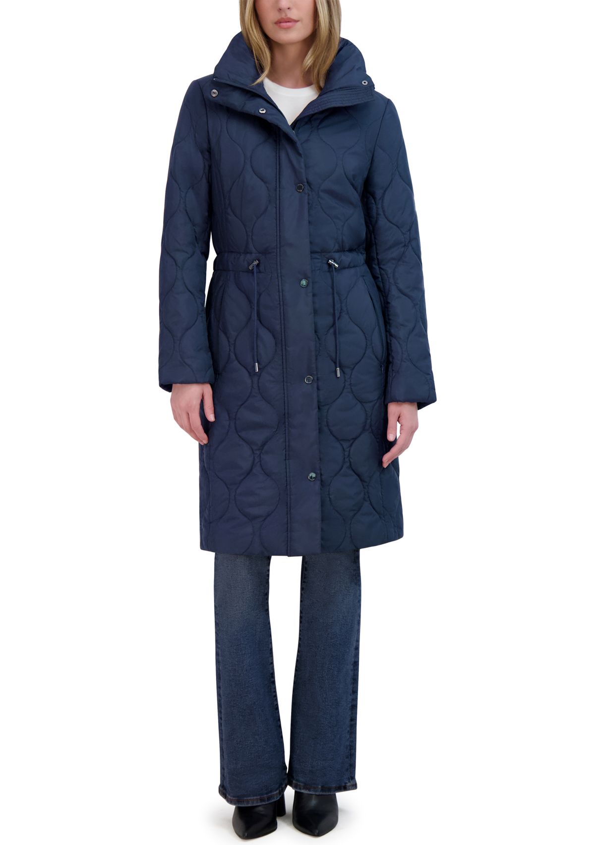 Womens Maggie Longline Quilted Jacket