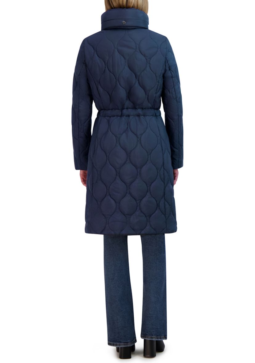 Womens Maggie Longline Quilted Jacket