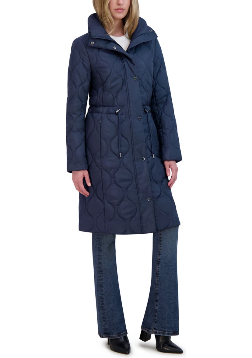 Womens Maggie Longline Quilted Jacket