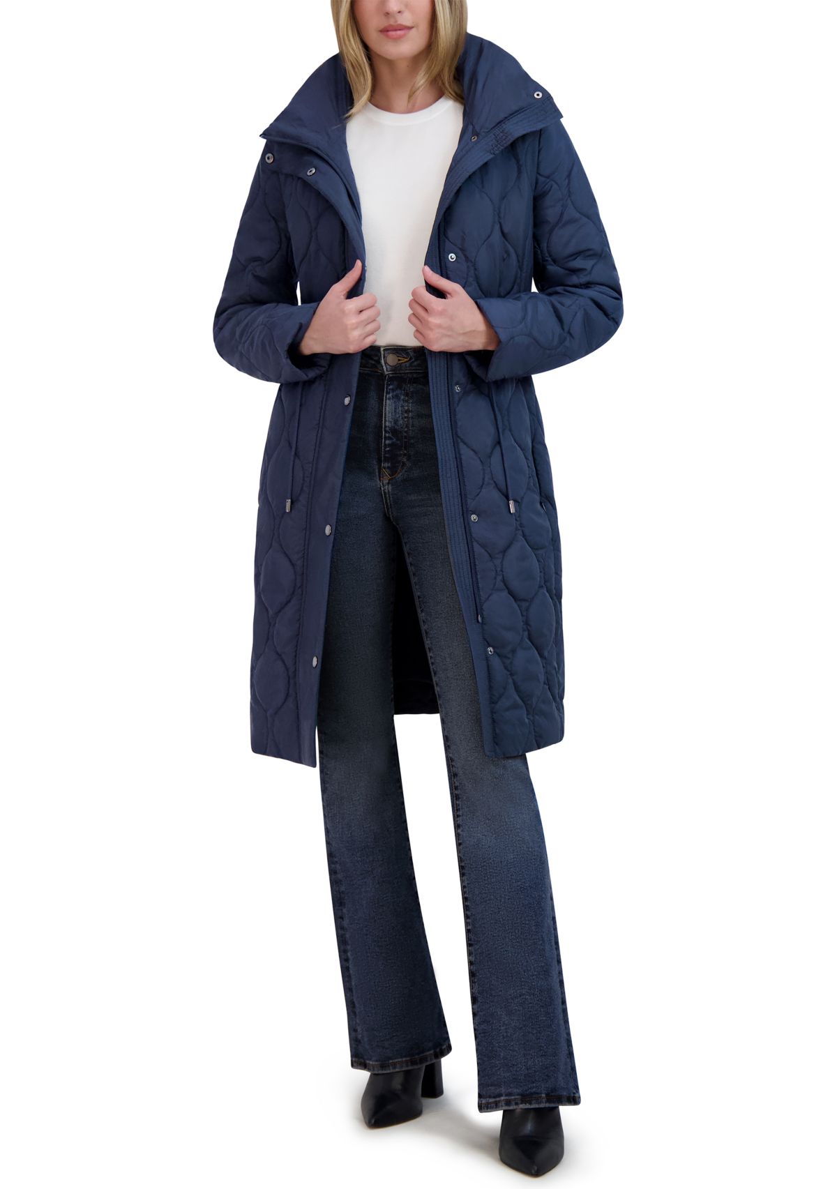 Womens Maggie Longline Quilted Jacket