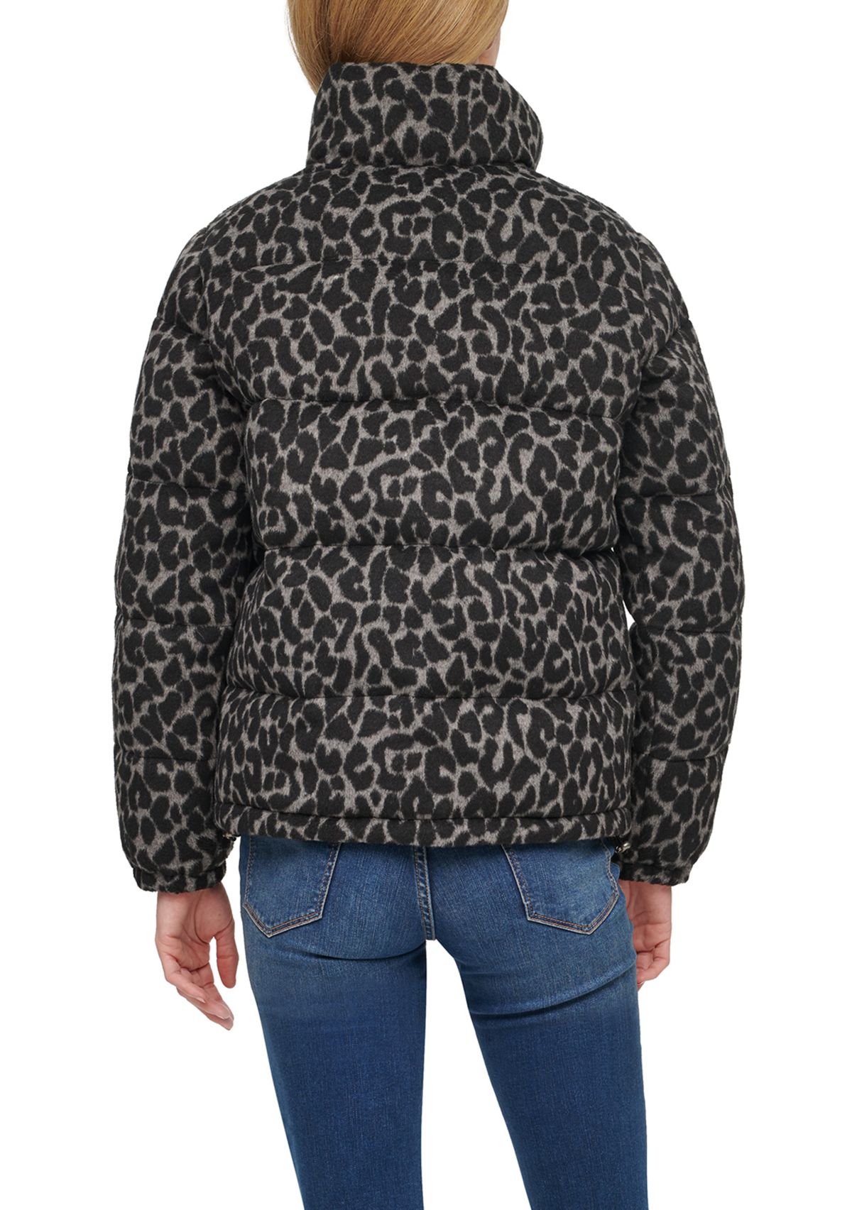 Wool Blend Puffer Jacket 