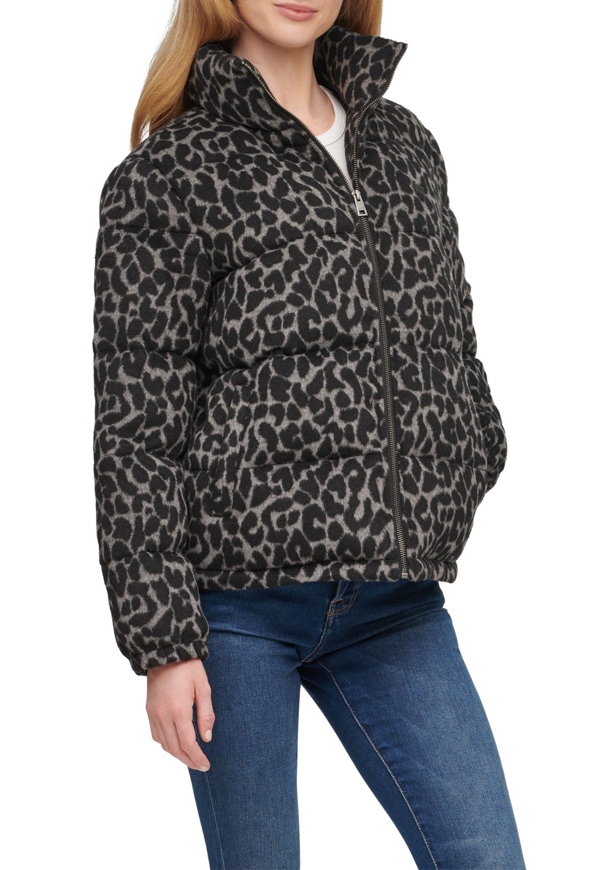 Wool Blend Puffer Jacket 