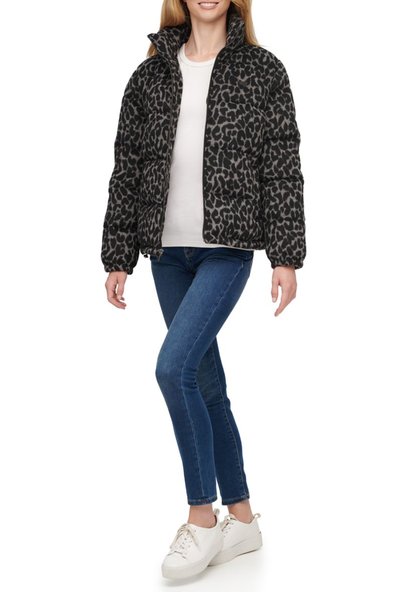 Wool Blend Puffer Jacket 